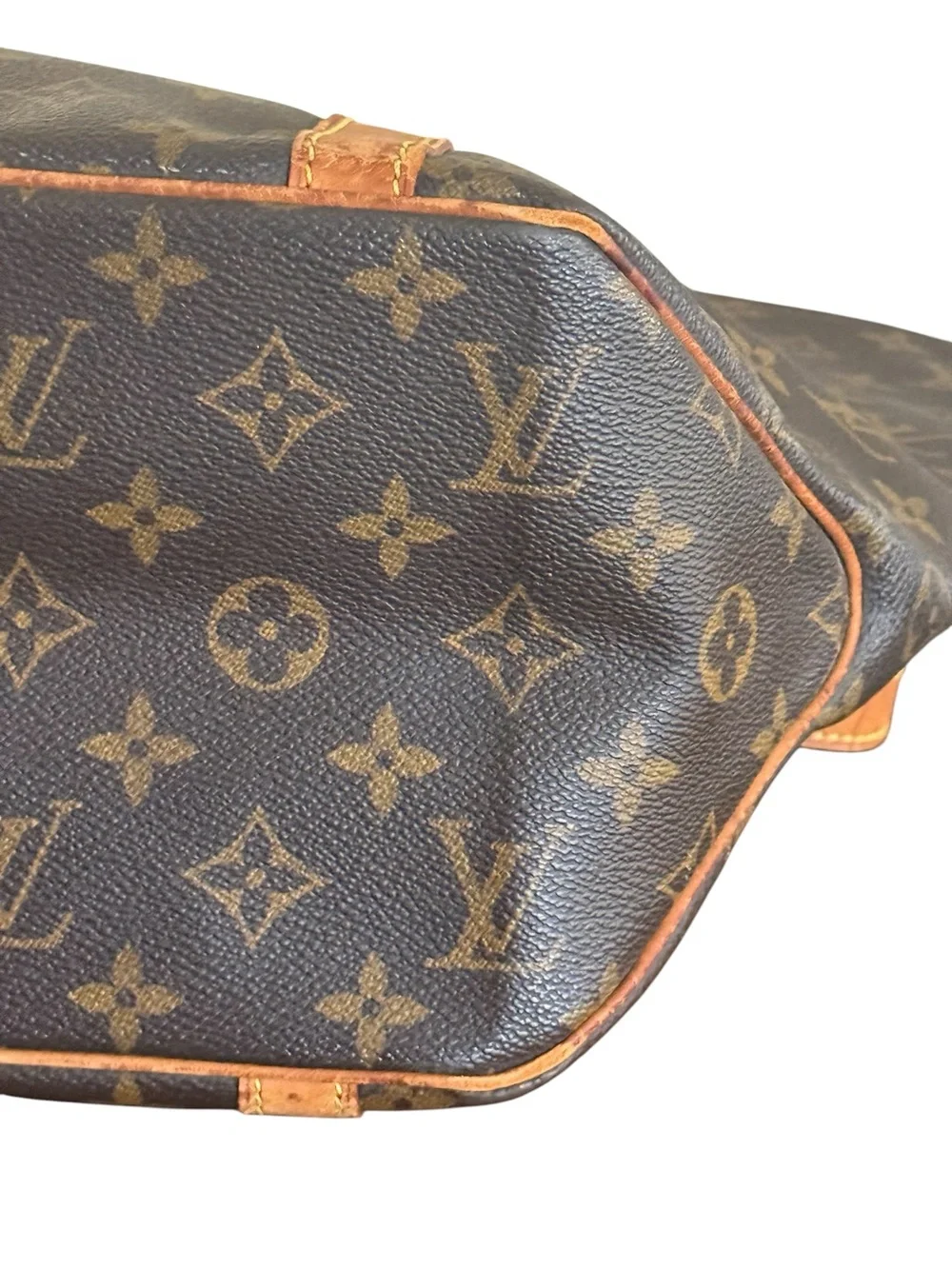 Louis Vuitton Vintage Monogram Sac Shopping Canvas GM Shoulder Tote MB0939